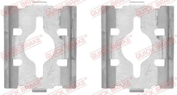 Quick Brake 109-1600 ZubehöRsatz, Scheibenbremsbelag FüR CitroËN-image