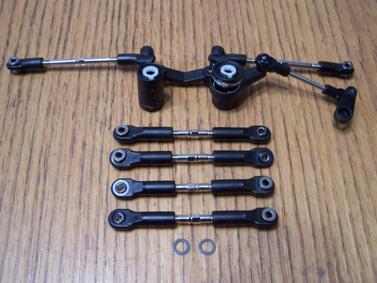 Jeu De 6 Tendeurs Réglables Pour Servo RC – Alliage Alu, 47-57 Mm, Pour Buggy 1/10