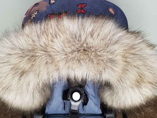 PUPPEN Kinderwagen Luxus Kunstfell KAPUZENVERKLEIDUNG Baby Mädchen Kinderwagen Kinderwagen Spielzeug Spielpuppe - Bild 50 von 254