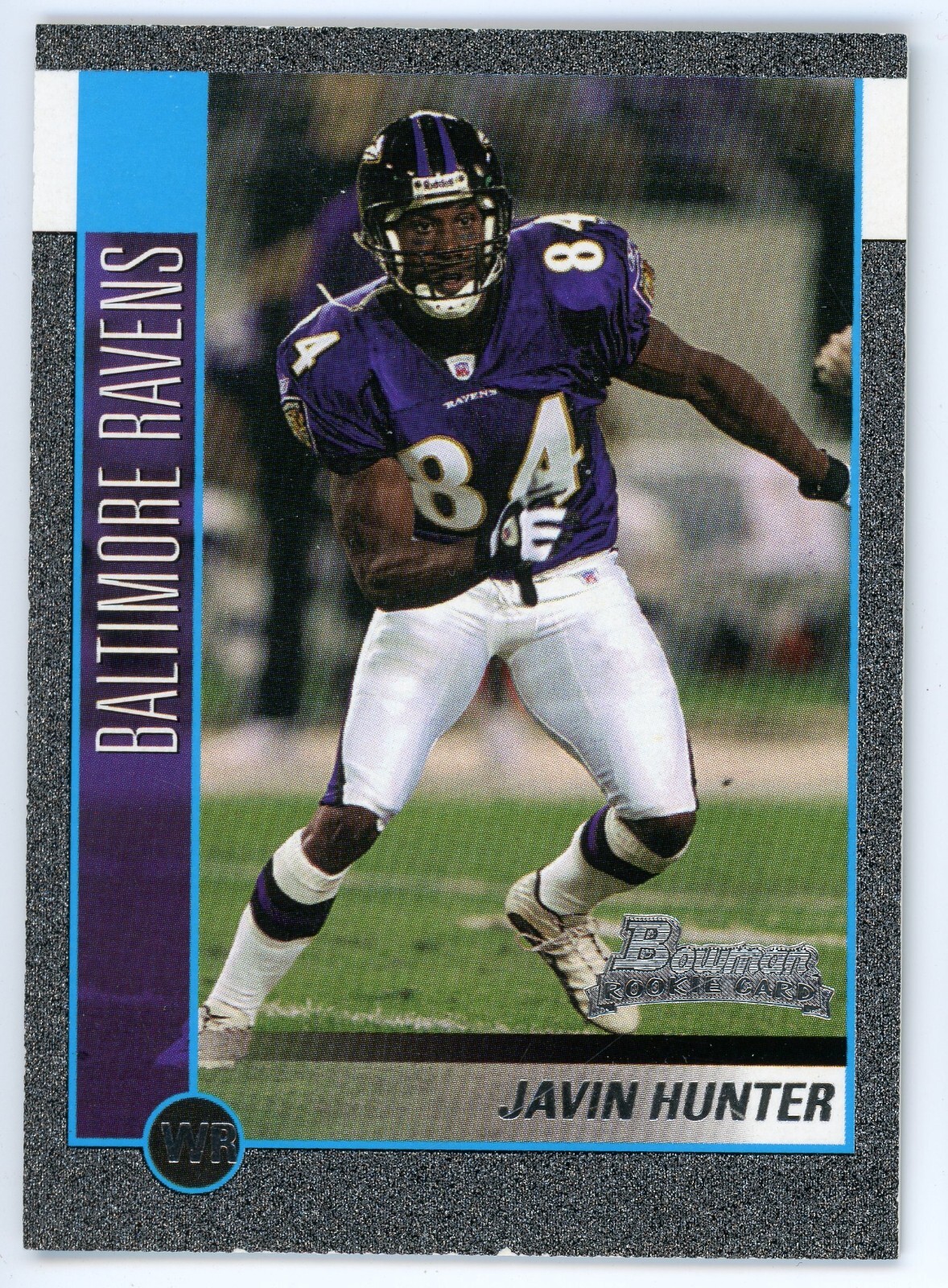 2002 Bowman Javin Hunter Silver Rookie RC #175 #/250 Ravens