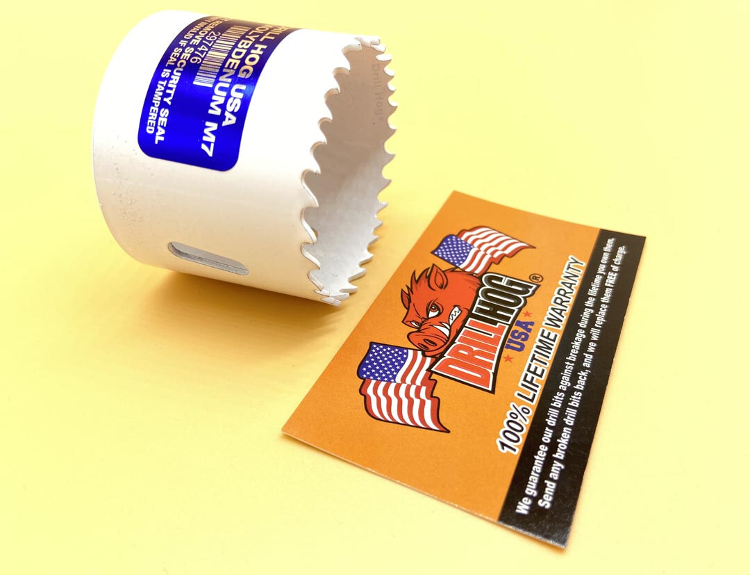 さほ Drill Hog 4-1/8 Hole Saw Bi-Metal 4-1/8 Cutter HI-Moly-M7 Lifetime