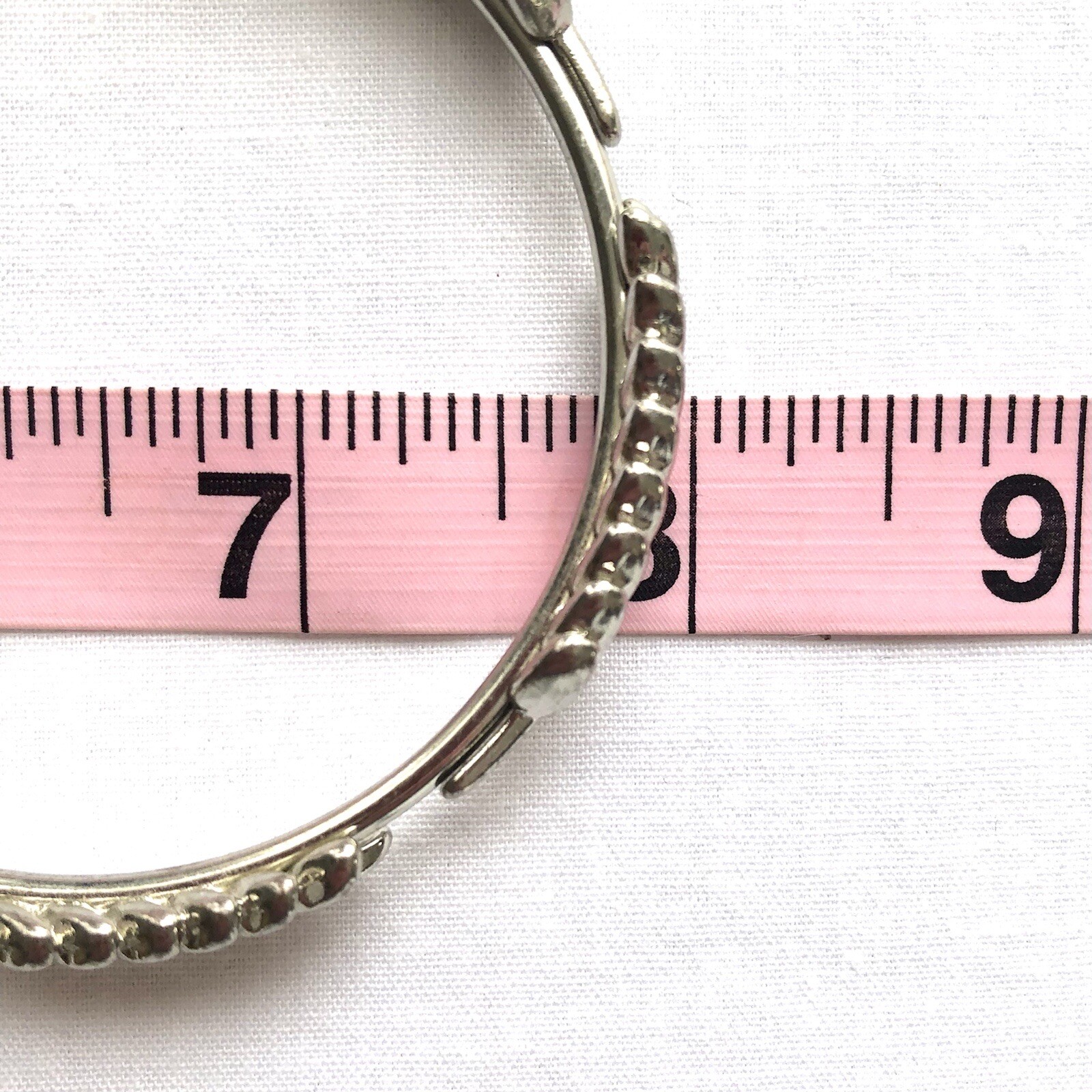 Feather Wheat Bangle Bracelet Stackable Silver To… - image 5