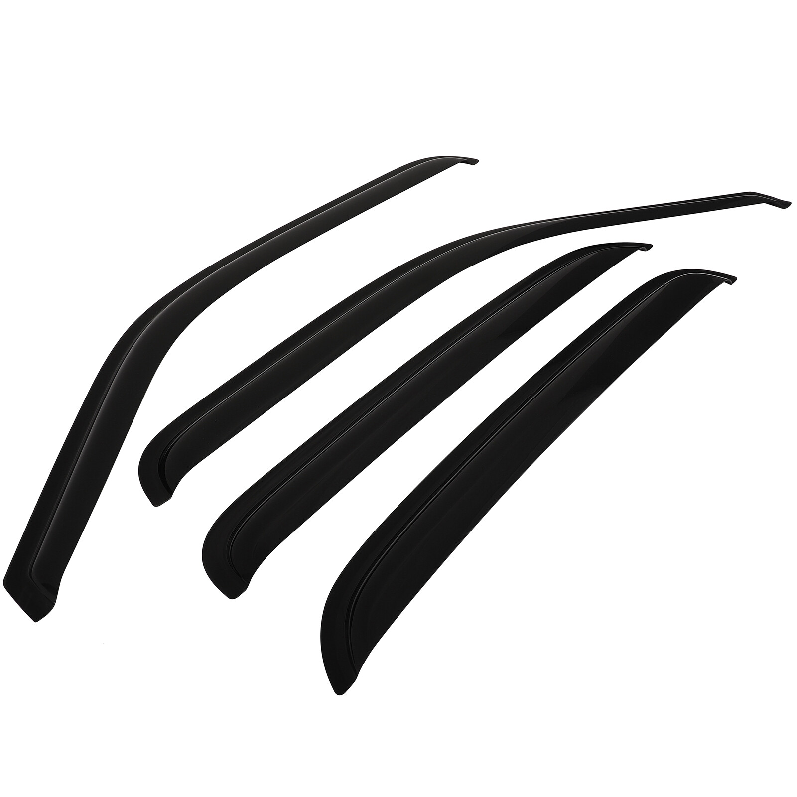 Dark Black Side Wind Deflectors Window Visors 4p For 00-06 Yukon/Tahoe/Escalade