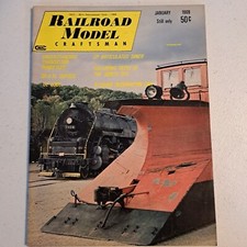 Magazine Railroad Model Craftsman January Train Hobby Vintage 1969 Advertising