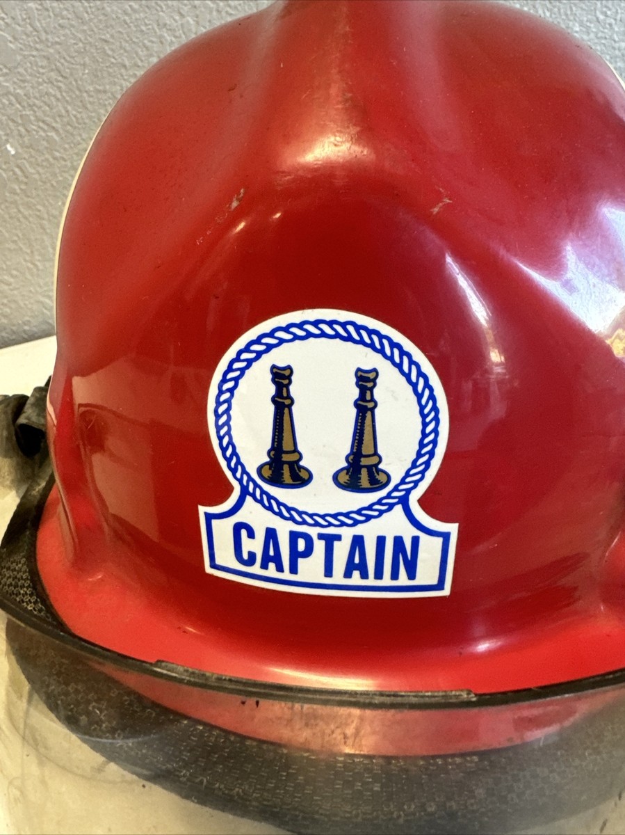 Vintage CAIRNS & BROTHER FIRE HELMET Captain Made in Clifton