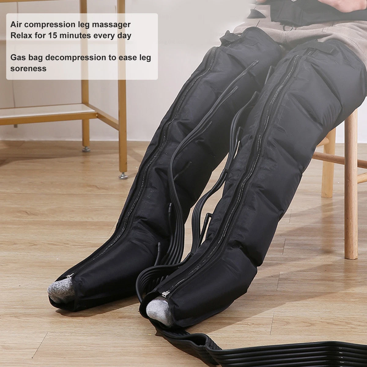 Leg Massager Air Compression Foot Full Leg Compression Boots eBay
