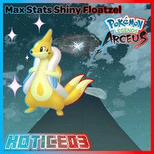 Pokemon Legends: Arceus Shiny Floatzel Max Stats