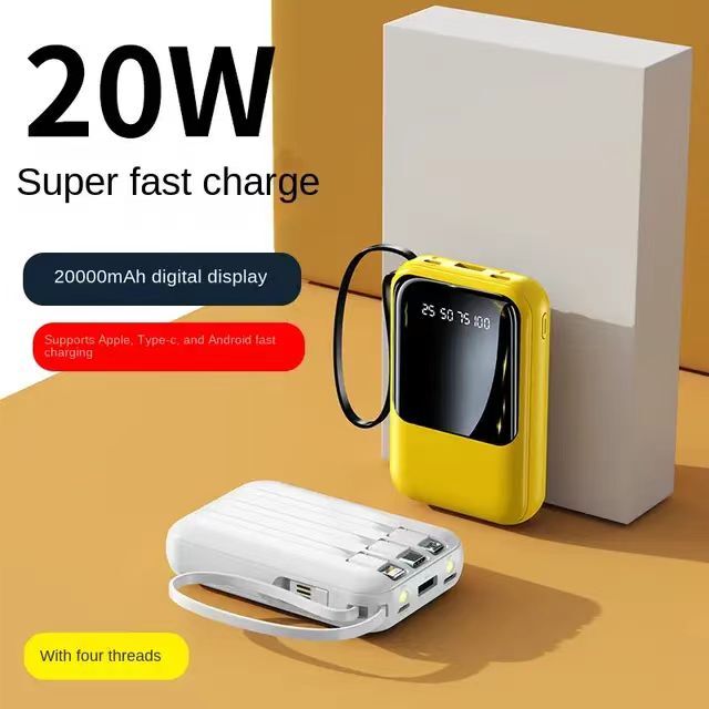 20000mAh Power Bank with 20W PD Fast Charging for Phones-image