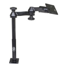 RAM Tele-Pole System w/ 12" and 9" Poles, Double Swing Arms  75x75mm VESA Plate