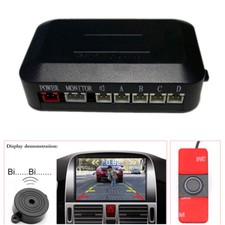 Car Video Parking Reverse Backup Assistant Radar Buzzer Alarm System Flat Sensor