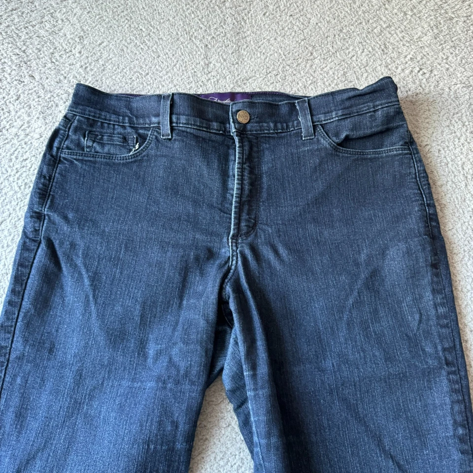 NYDJ Jeans Womens 14P Blue Denim Stretch Life X Tuck Technology - Image 2 of 4