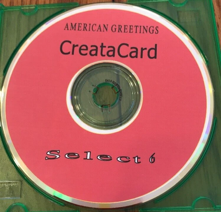 American Greetings Creata Card Select 6 PC CD Rom-RARE-SHIPS N 24 HOURS - Image 2 of 3