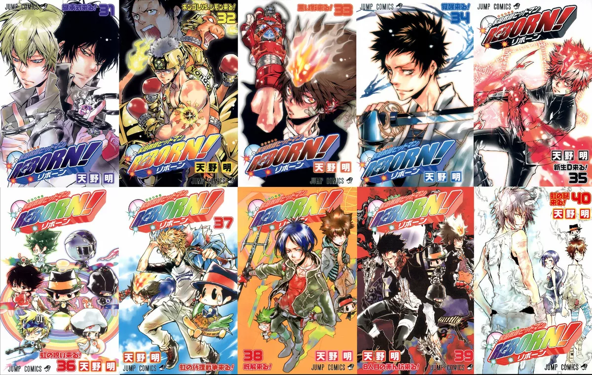 KATEKYO HITMAN REBORN Vol.31-40 Japanese Language Anime Manga Comic