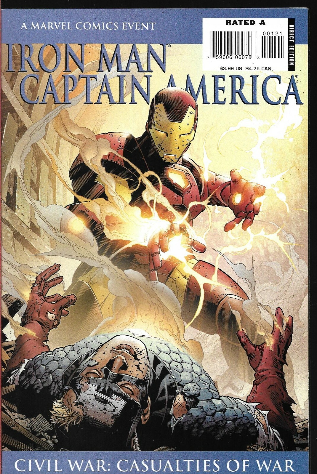 CIVIL WAR - IRON MAN CAPTAIN AMERICA (2007) #1 -  Back Issue (S)