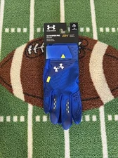 Under Armour UA Bryce Harper Pro Baseball Batting Gloves Blue 1365465 Men’s Sz S