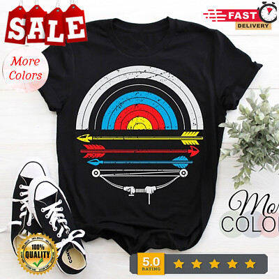 Archery Target Arrows Archer Gift Outfit, Arrow Bow Sport Lover Present T-S