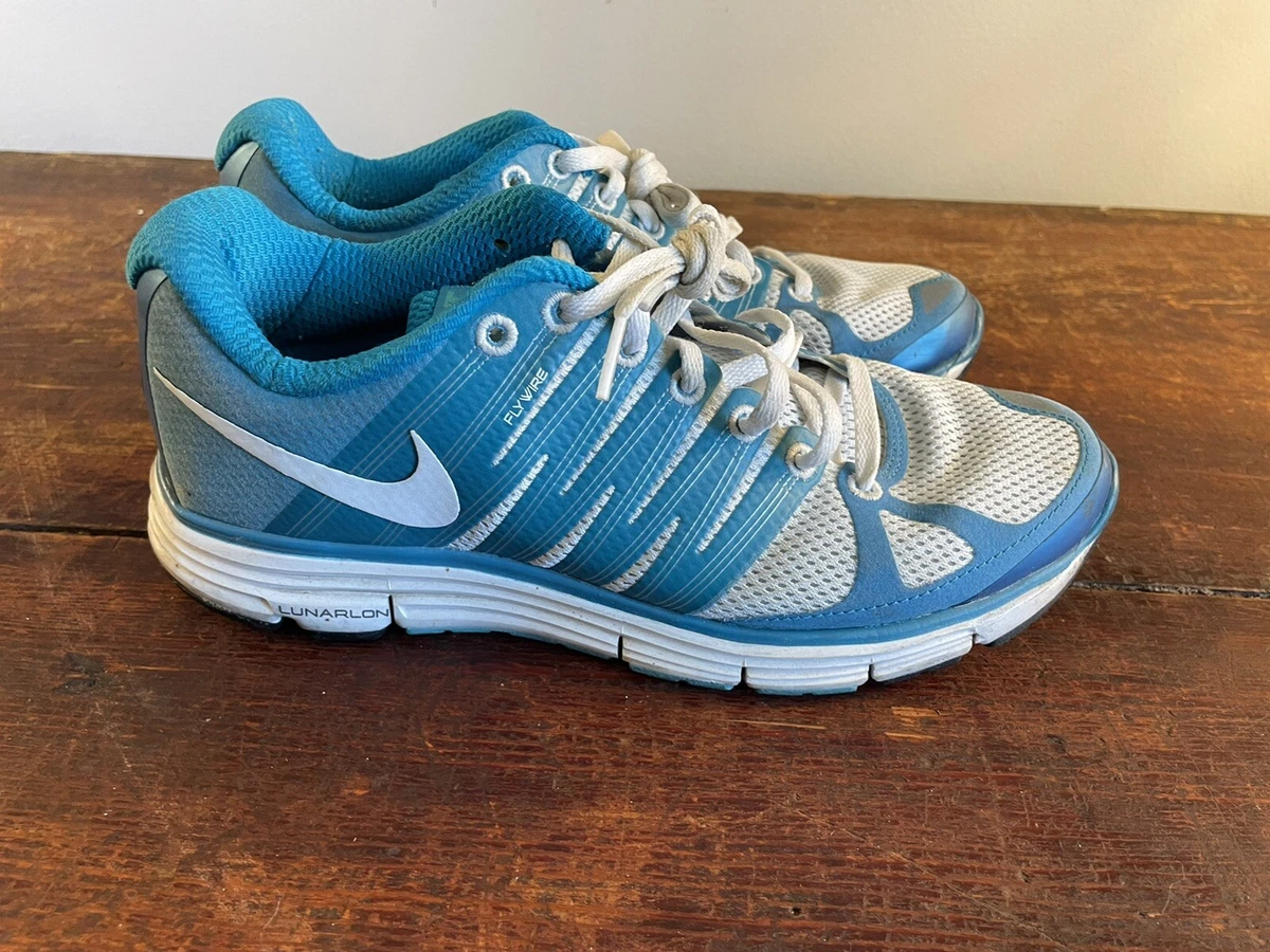 Nike Lunar Elite 2 Running Shoes Women s 8 Teal Lunarlon Flywire 429783 019