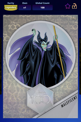 Topps Disney Collect Disney100 Legendary Maleficent