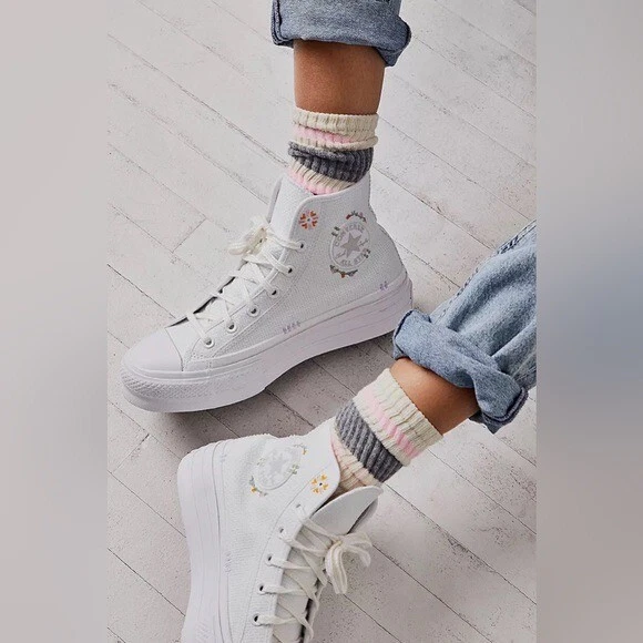 Sneaker Lift Star | Taylor NWB Converse Chuck Embroidery 9 eBay Autumn All Platform