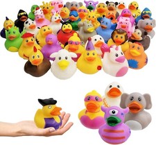 12 PCS Jeep Rubber Ducks in Bulk Assorted Duckies for Ducking Cruise Ducks