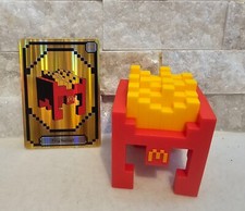 2025 McDonald's Minecraft Fry Helmet Adult Happy Meal Toy Unused Code