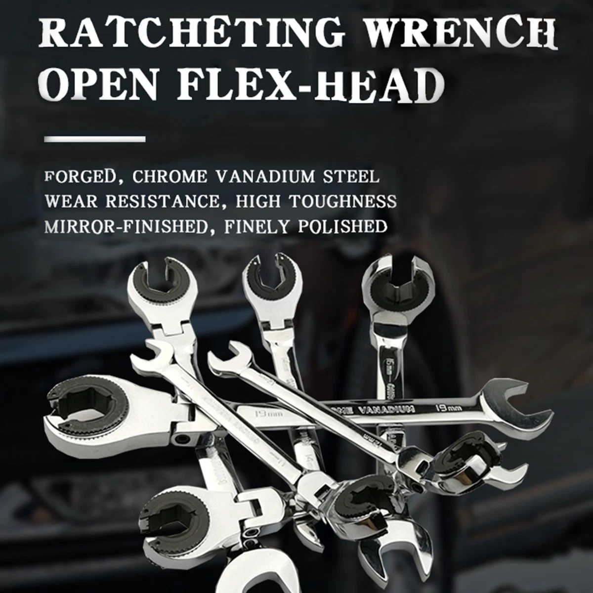 Jaeger 7/8 Inch TIGHTSPOT Ratcheting Wrench, 50 OFF