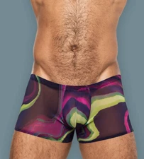 MALE POWER SEAMLESS MINI SHORT SHEER POUCH