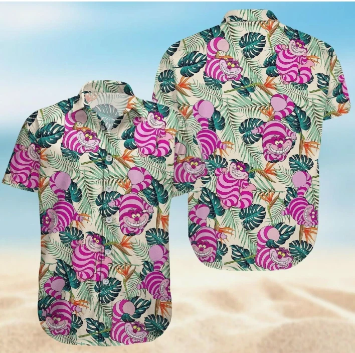 Cheshire Cat 3D Hawaii Shirt HALLOWEEN GIFT CHRISTMAS GIFT