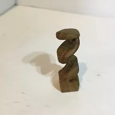 OOAK Handmade Rare Wooden Abstract Art Piece