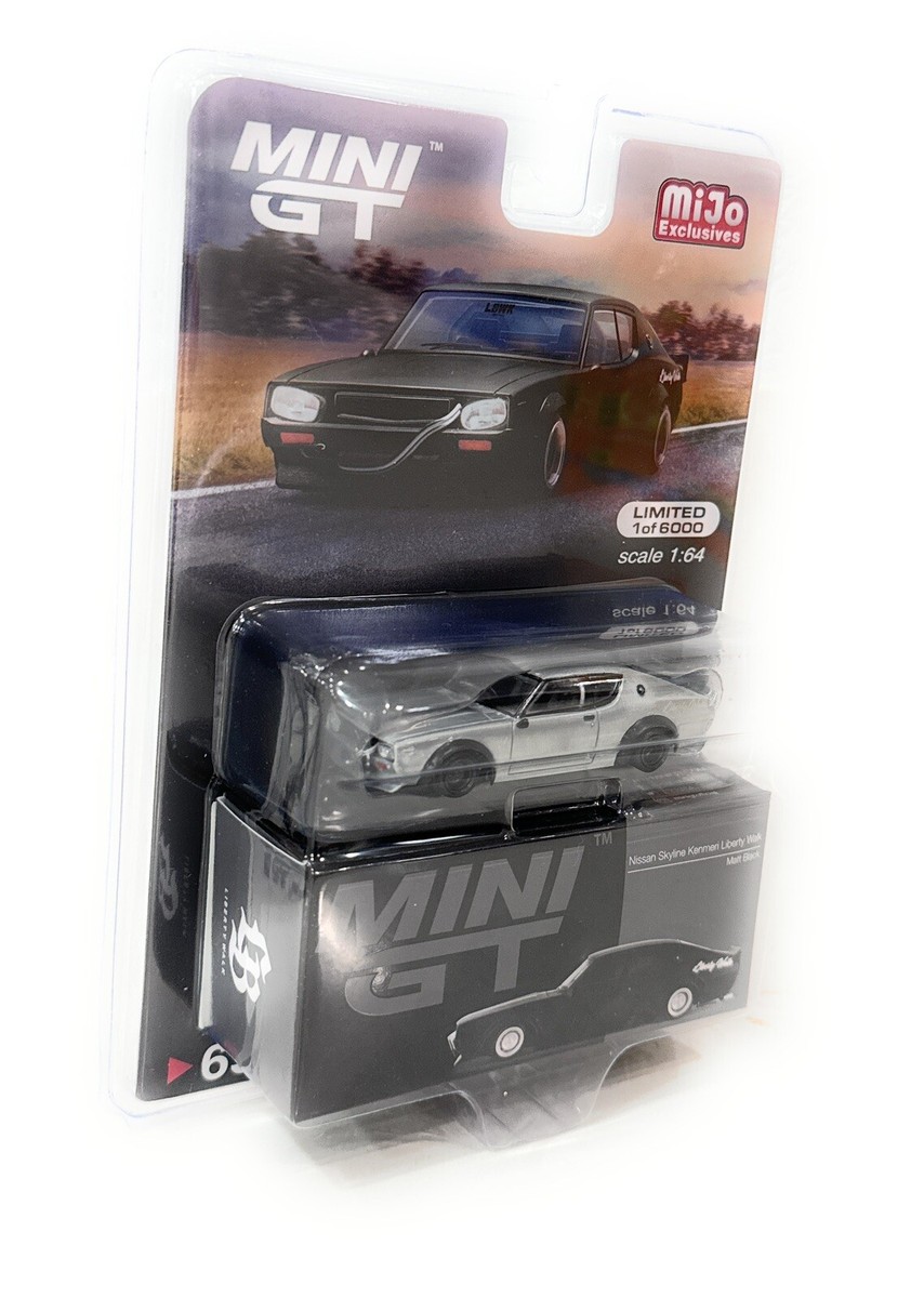chase Nissan Skyline Kenmeri Liberty Walk Matt Black 1:64 chase Nissan Skyline Kenmeri Liberty Walk Matt Black 1:64
