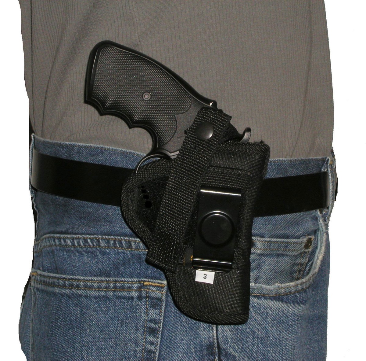 Étui Interne Cuir Vega Pour Revolver - Compatible Ruger SP101 Detective, Ambidextre, Discret - Fabriqué En Italie