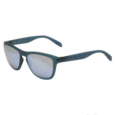 Calvin Klein CK - Sonnenbrille petrolgrün rechteckig klassischer Stil mit Etui
