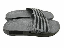 Mens Slip On Sport Sandals Slides Rubber Flip Flops Shower Slippers Gray 7