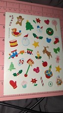 Vintage Hallmark Stickers Christmas Mini One Sheet