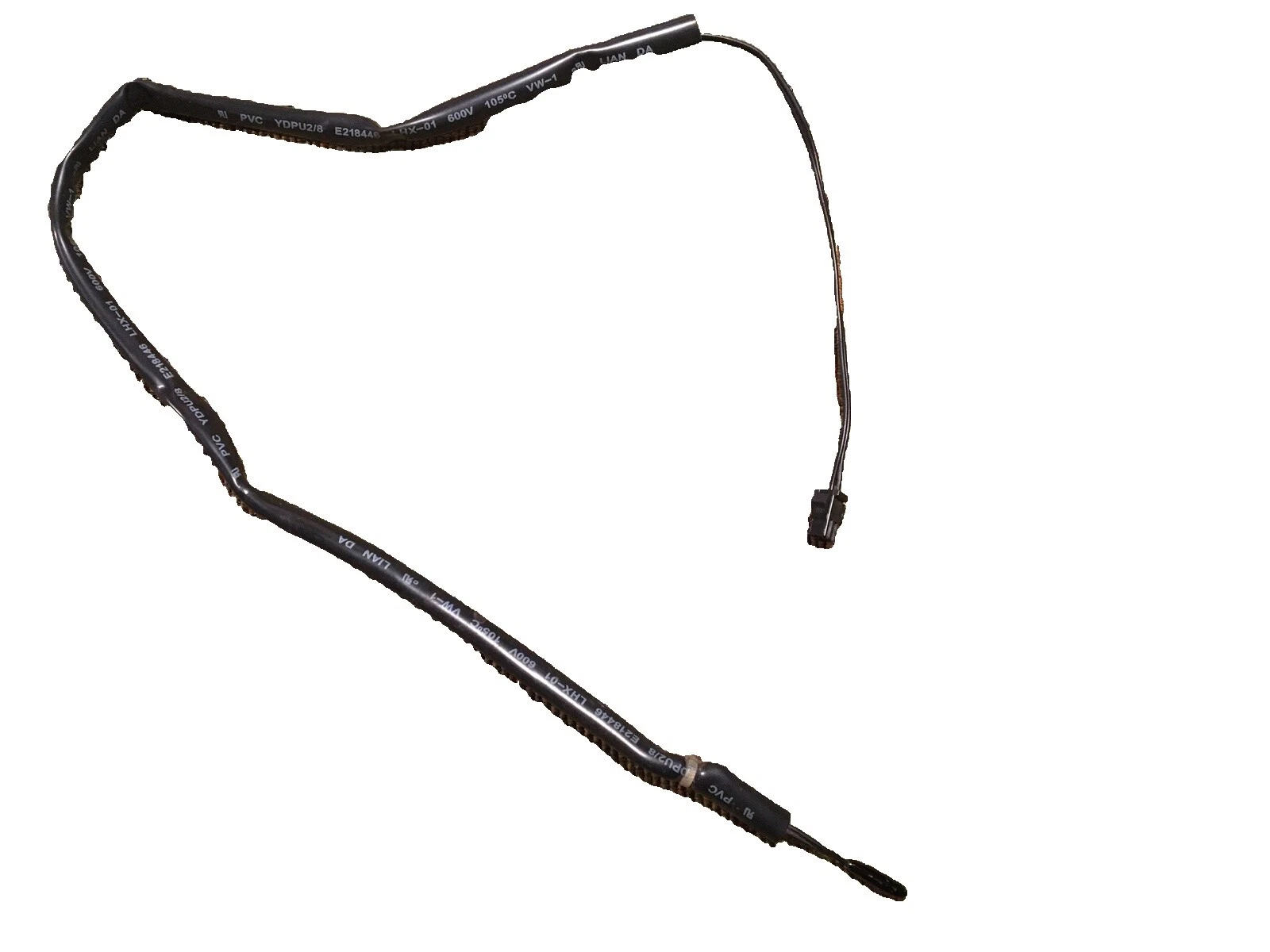 黄铜导体黑色工业接线和铅线