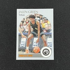 Jalen Green 2021-22 Panini Chronicles Draft Picks Hoops Retro Orange RC #54