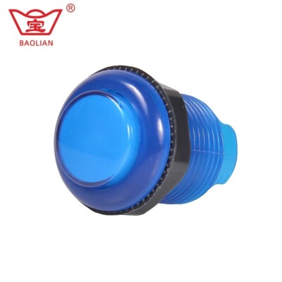 Baolian Acrade Video Game Player Switch 28mm Round Illuminated Push Button 5V