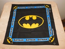 VINTAGE DC COMICS 1989 BATMAN 22" X 21" COTTON SCARF BANDANA NEW OLD STOCK