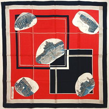 Scarf Rome, Italy / 31" / Advertising / tourist / Historical places / collection