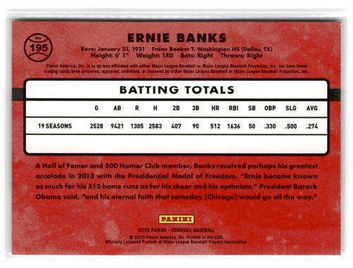 2015 Donruss Baseball (Base, #46-195) - Pick - Complete Your Set - 40% off 4+ - Picture 293 of 293