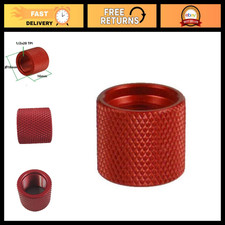 1/2x28 TPI Aluminum Cover, 6061 T6, Red Color, Durable Gun Accessory, Precision