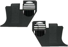 1968-1977 Corvette Kick Panels Pair Black Dye To Match Rh Right Lh Left C3 New