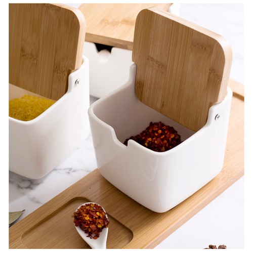 Spice Jar Airtight Food Storage Containers Canisters with Lids Condiment Jars - Picture 8 of 12