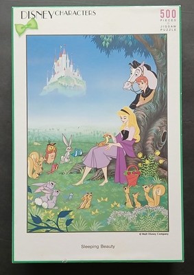 OOP Tenyo Disney Sleeping Beauty 500 Pc Jigsaw Puzzle D-500-823 COMPLETE HTF