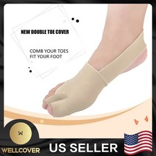 NEW 2PCS Big Toe Bunion Corrector Splint Straightener Hallux Valgus Pain Relief