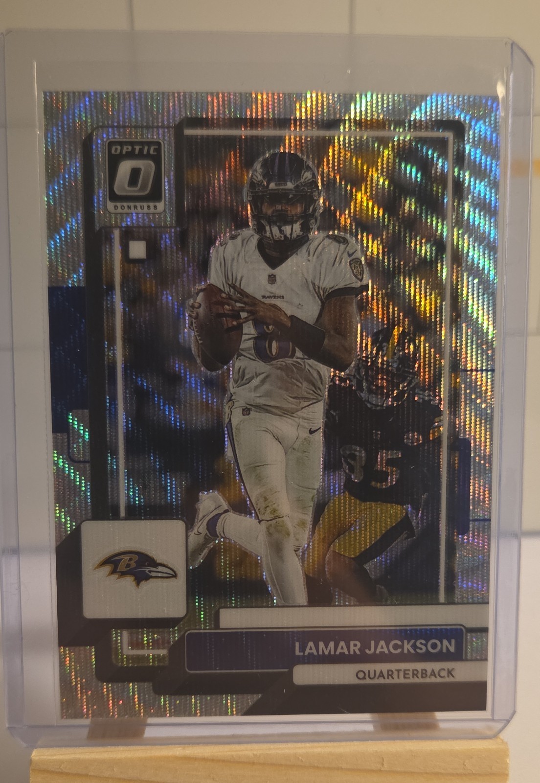 2022 Panini Donruss Optic - Lamar Jackson #13 Wave Prizm /300