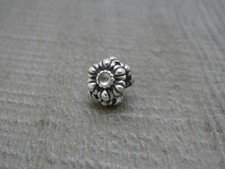Authentic 925 ALE Silver Genuine Pandora June Birthday Blooms Moonstone Charm