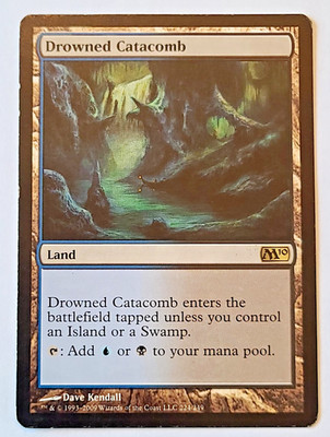 Magic MTG: Drowned Catacomb Core Set M10 #224/249 LP