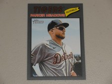 2026 Topps Heritage Dark Gray Bordered #208 Parker Meadows