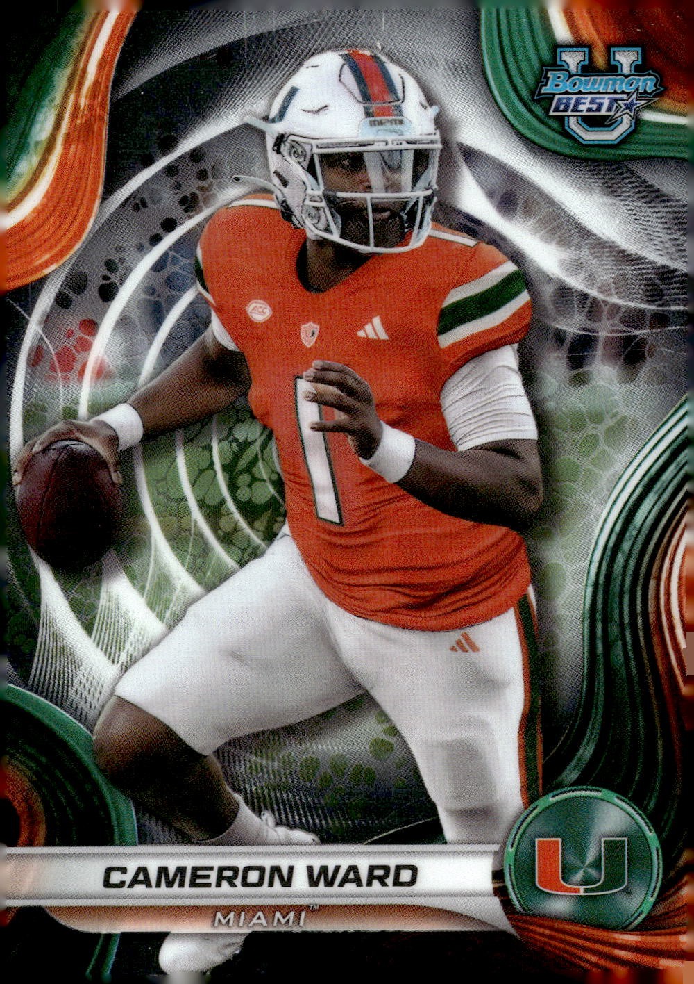 2024 Bowman University Best #8 Cameron Ward